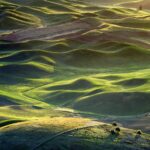 sunrise, hills, palouse, spring, washington, morning, pacific northwest, inland northwest, eastern washington, nature, cool
